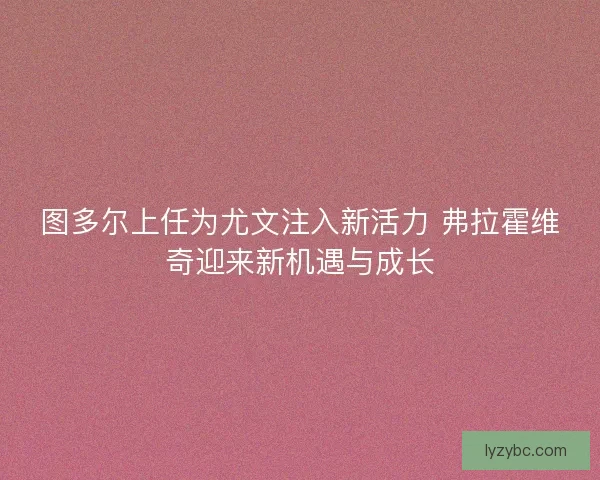图多尔上任为尤文注入新活力 弗拉霍维奇迎来新机遇与成长